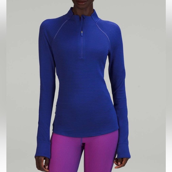 Lululemon | Ventscape Half-Zip Long Sleeve in Psychic, Size 4 - Picture 1 of 14